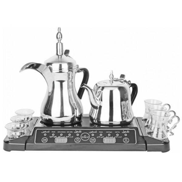 دلة الدروازة الكهربائية سلفر سعة 800 ملي