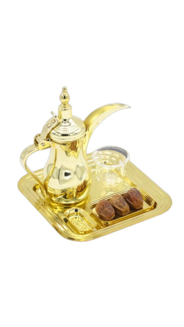 دلة تقديم الضيافة العربية 300 ملي ذهبي