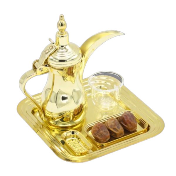 دلة تقديم الضيافة العربية 300 ملي ذهبي